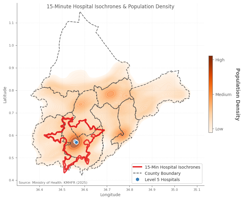 15-Minute Isochrones
